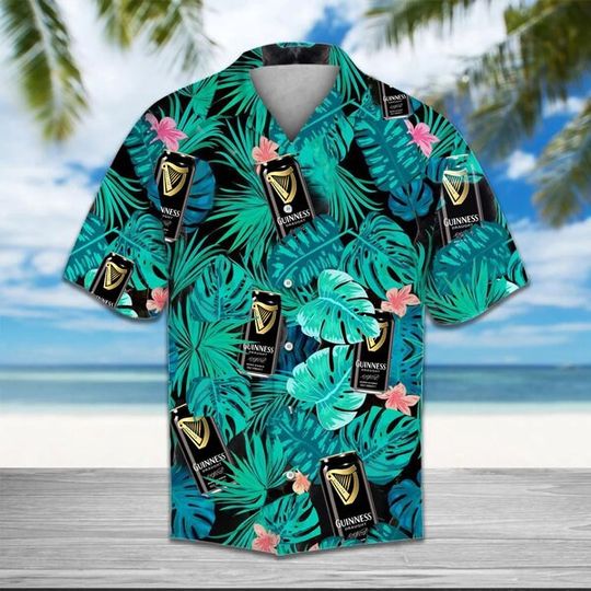 Guinness Beer Hawaiian Shirt Hot Summer, Guinness Beer Aloha Beach Shirt