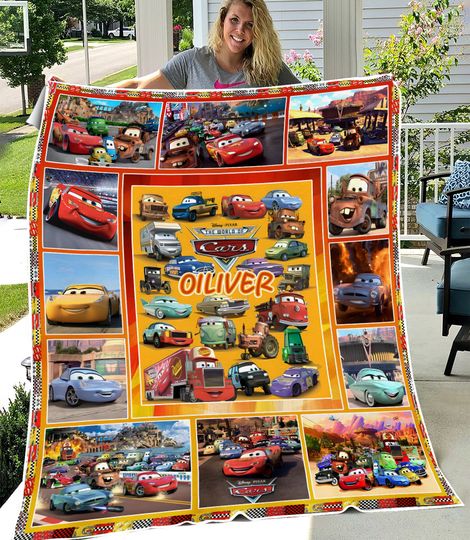 Disney Cars Personalized Cars Movies Fleece Blanket