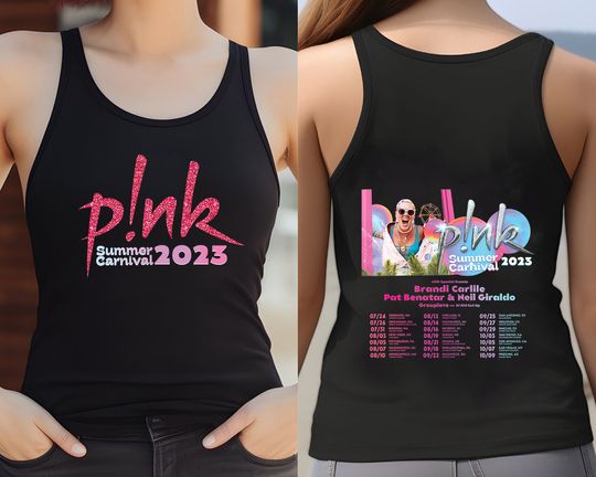 P!nk Pink Singer Summer Carnival 2023 Tank Top