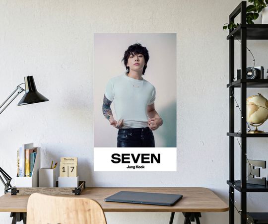 BTS Jungkook Solo Seven Poster