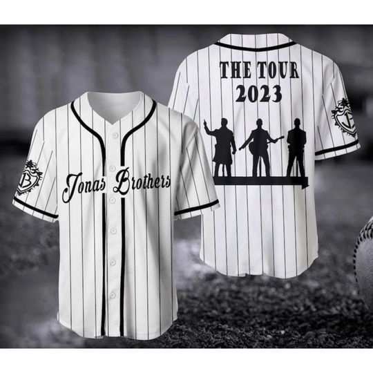 Jonas Brothers Baseball Jersey, Jonas Brothers The Tour 2023 Shirt