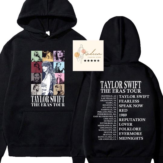 Get Ready For The Taylor The Eras Tour 2023 With The Exclusive Long Sleeve 2Sides Hoodie, Shop Now For The Ultimate Tour Experience Shirt