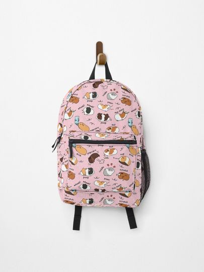 Guinea Pig Daily To-Do List - Pink Background | Backpack