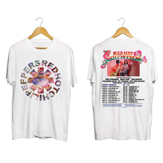 Red Hot ChiliPeppers 2023 Tour Shirt, Chili Peppers Shirt World Tour