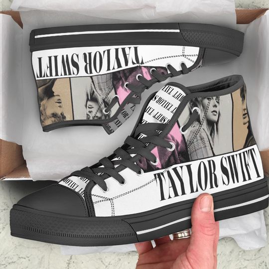 Taylor-Swift Inspired Eras Tour Women's High Top Sneakers