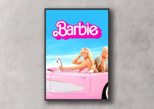 Barbie Movie Poster | Minimalist Movie Poster | Barbie and Ken