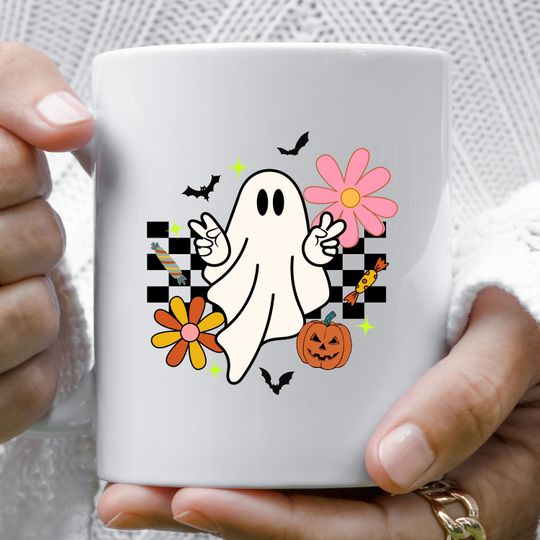 Halloween Mug For Nurse, Halloween Mug, Halloween Gift, Retro Halloween Mug,  Fall Mug, Halloween Mugs