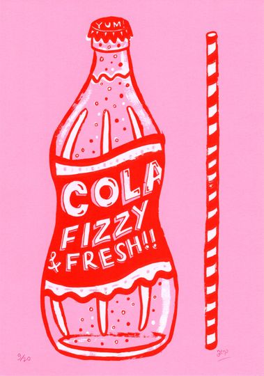 Cola - A4 Screen Print