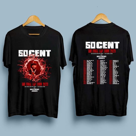 50 Cent the Final Lap Tour 2023 T-shirt, 50 Cent Merch, The Final lap Concert T-shirt