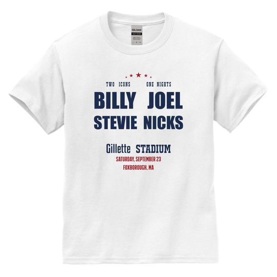Billy Joel Stevie Nicks Tour Shirt, Billy Joel Stevie Nicks 2023 Tour T-Shirt