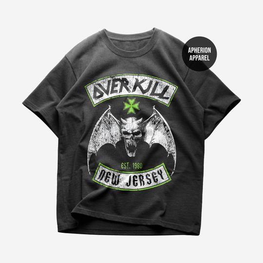 Overkill T-Shirt - Metal Music Shirt - Elimination - Scorched Album