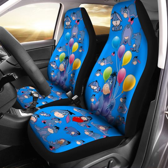 Eeyore Cartoon Car Seat Cover