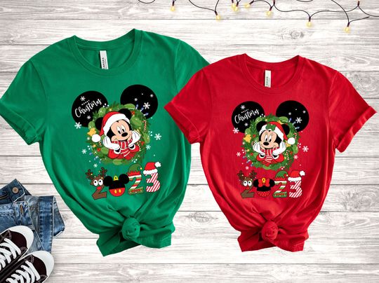 Disney Christmas 2023, Disney Family Christmas Shirt