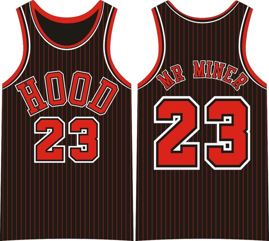 HOOD Basketball Jersey Custom Name & Number