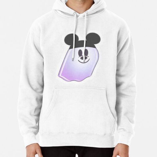 cute mouse ghost sticker Hoodies