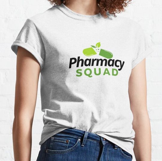 funny halloween pattern pharmacy squad  Pharmacist Gift T-shirts