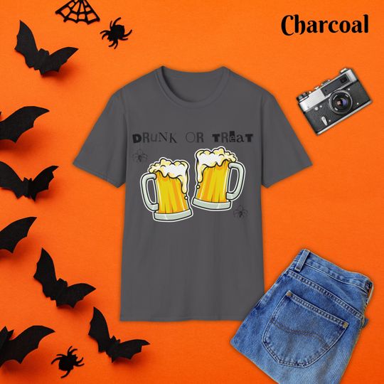 Craft Beer Shirt Halloween Beer T Shirt Trick or Treat Shirt Beer Halloween Shirt Trick or Beer Shirt for Him