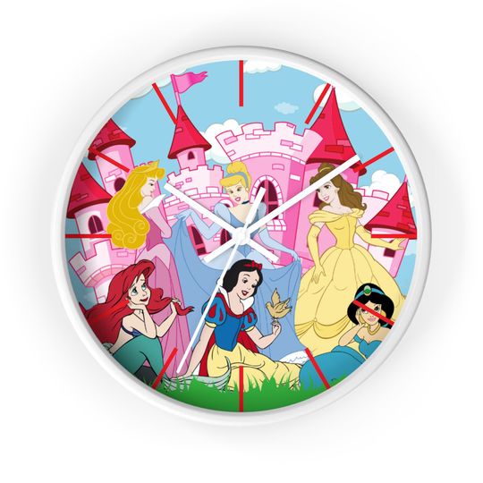 Disney Princesses - Wall Clock, Fantasy, Home Decor