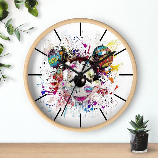 Mickey Mouse Wall Clock, 2023 Disneyland Wall Clock, Family Disneyworld Wall Clock