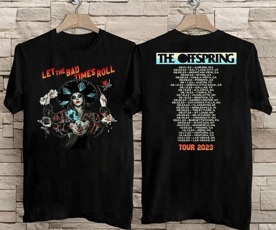The Offspring Tour 2023 T-Shirt, The Offspring Sum 41 Summer Plan Tour Shirt