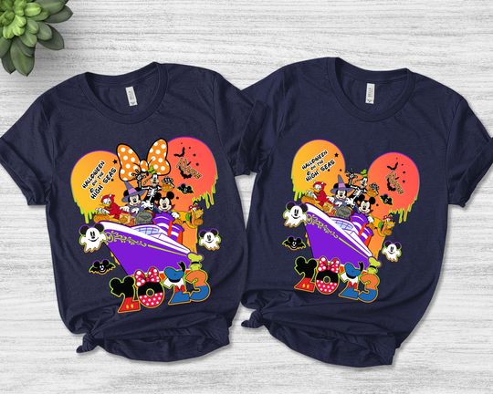 Personalized Disney Halloween On The High Seas 2023 Shirt