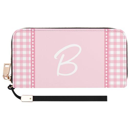Classy and Sophisticated Barbie The Movie Pink Gingham Wallet
