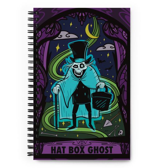 Hatbox Ghost Spiral notebook