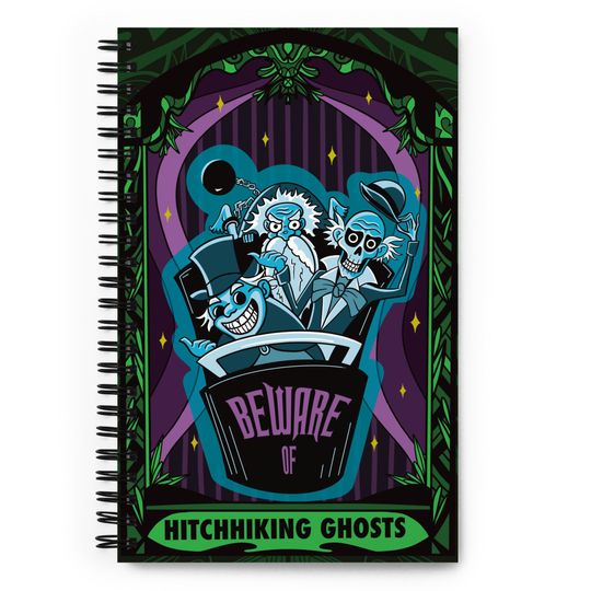 Hitchhiking Ghosts Spiral notebook