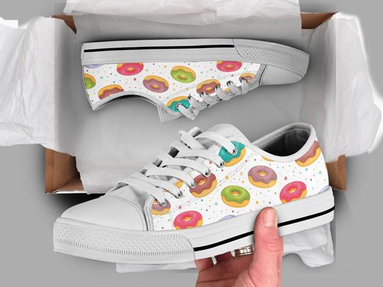 Donut Lover Women's Low Top Sneaker
