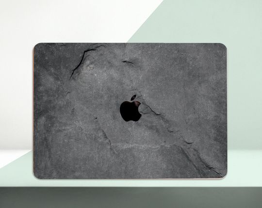 Stone Textured MacBook Skin Grey