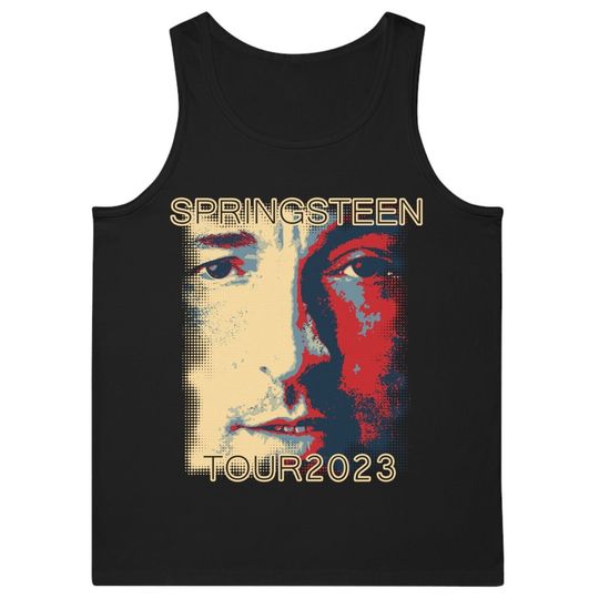 Bruce Springsteen Tour 2023 Unisex Softstyle Tank Top