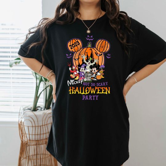 Mickey Not So Scary Halloween Shirt, Mickey Shirt, Halloween Shirt, Halloween Gift