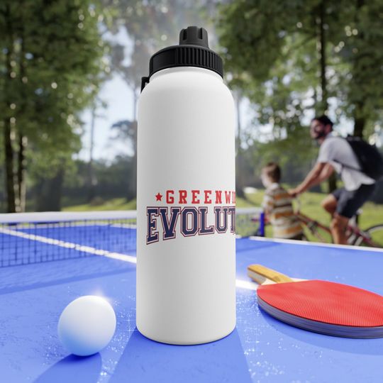 Quote Stainless Steel Water Bottle Sports Lid