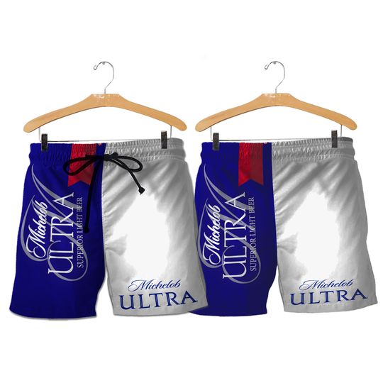 Michelob Ultra Beer Swim Trunks-Shorts