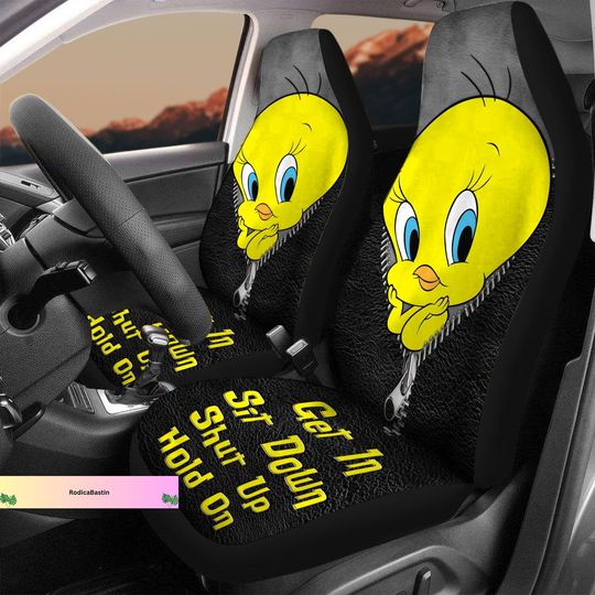 Tweety Seat Cover, Tweety Carseat Cover, Tweety Bird Seat Protector