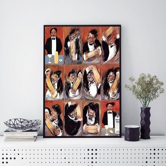 The Making of the perfect Martini - Guy Buffet Premium Matte Vertical Poster