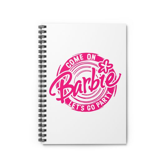 Barbie Spiral Notebook - Ruled Line