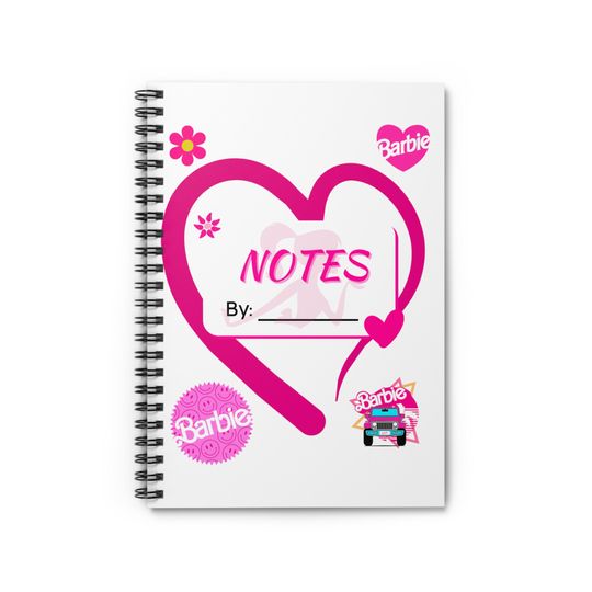 Barbie Spiral Notebook - Ruled Line