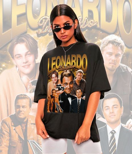 Retro Leonardo DiCaprio Shirt -Leonardo DiCaprio T-shirt