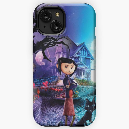 Coraline iPhone Case, Halloween horror movie Case