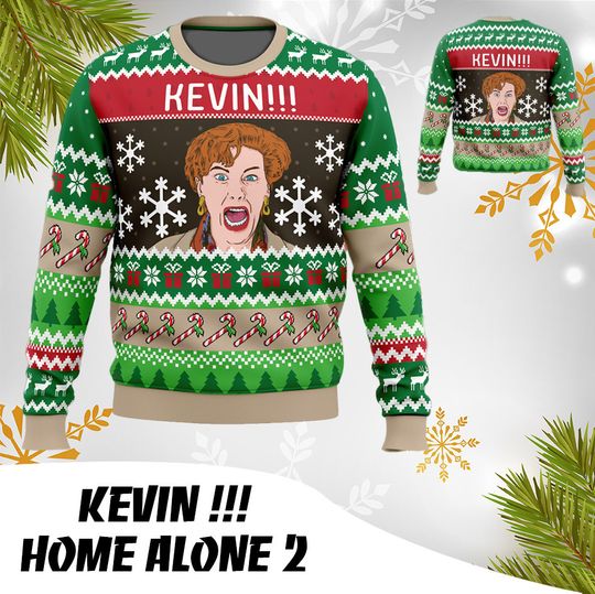 Home Alone Movie 3D Shirt, Sudadera 3D 1990 Home Alone, Kevin Home Alone, Christmas Funny Movie, 90s Movie Merch