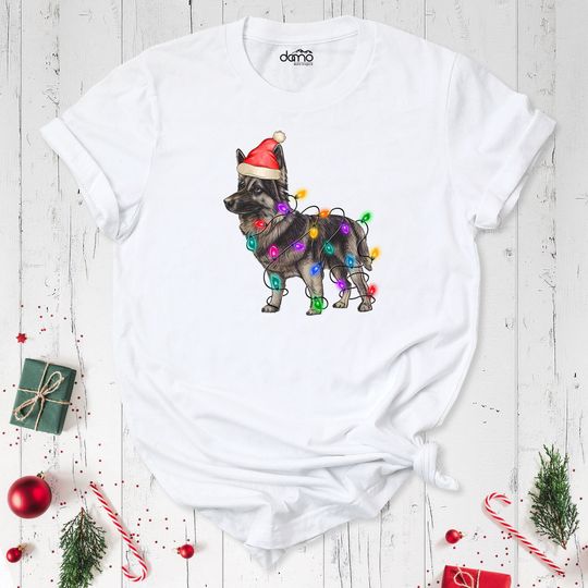 German Shepherd Christmas Shirt, German Shepherd T-Shirt, Christmas Animals Shirt