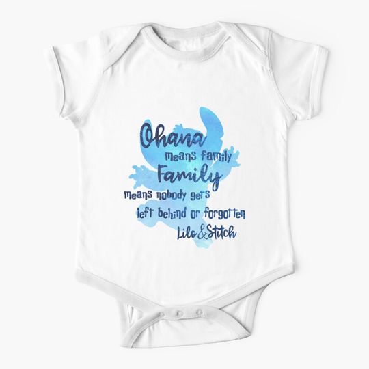 Ohana Significa familia Body para bebé