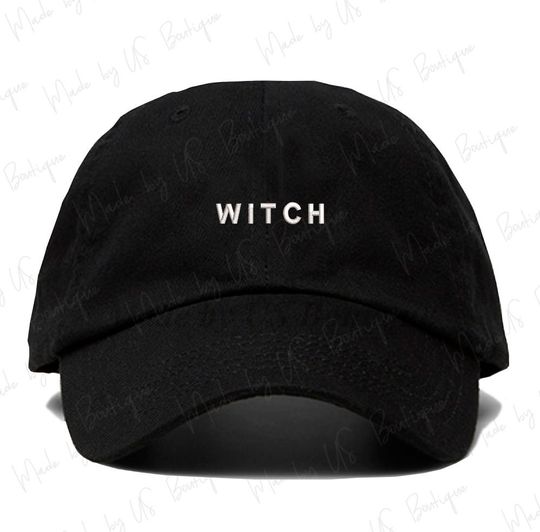 Witch Hat Halloween Embroidered Baseball Cap
