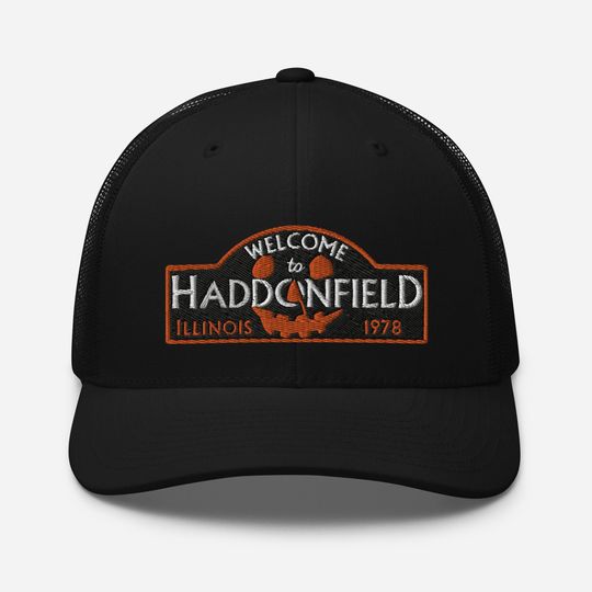 Welcome To Haddonfield - Halloween Embroidered Baseball Cap