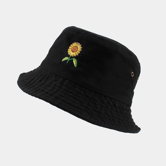 Sunflower Bucket Hat Embroidered