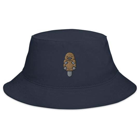 Platypus Bucket Hat,  Embroidered Bucket Hat, Animal Sun Hat, Unisex Summer Hat, Platypus Gift