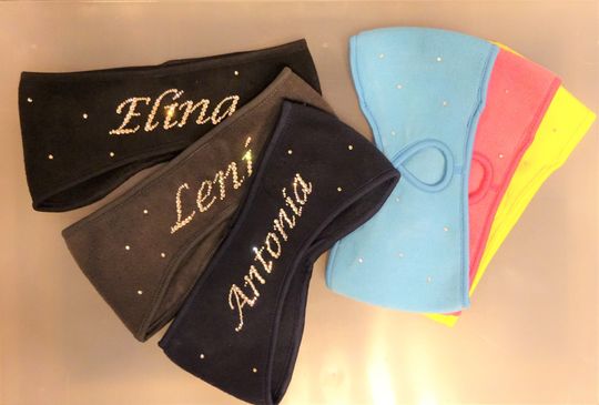 Personalized with name - Fleece Winter Sports Headband