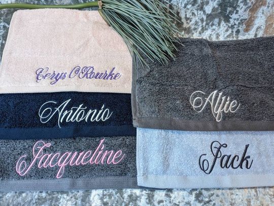 Personalised face cloth / Embroidered Towel