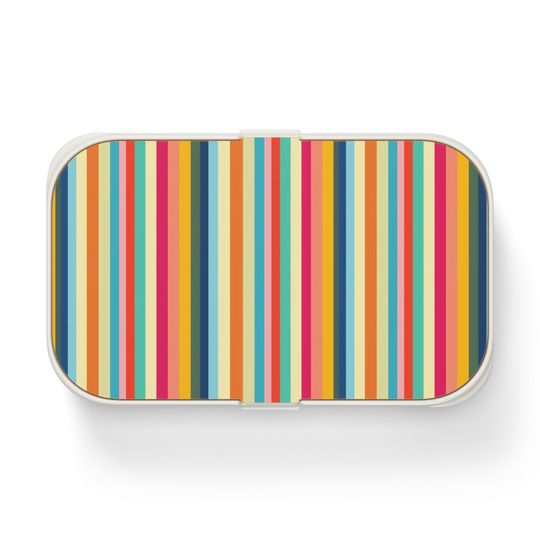Bento Box - Colorful Stripes - Pack Your Lunch with Pizzazz